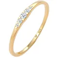Elli DIAMONDS Verlobungsring Diamant (0.07 ct) Bridal 925 Silber 58 Damen 