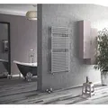 XIMAX Badheizkörper "Tec Edelstahl", Anschluss: Unten Links/Rechts - silberfarben