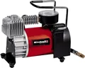 Einhell Auto Kompressor CC-AC 35/10 12 V (max. 10 bar, 35 l/min Abgabeleistung, Anschluss über Zigarettenanzünder, Manometer, inkl. 4 Zusatzadapter)