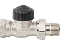 Heimeier 2202-04.000 Thermostatventil Rotguß vernickelt R 1''Durchgang