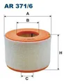 FILTRON AR 371/6 Luftfilter für AUDI A6 Avant (4G5, 4GD, C7) Filtereinsatz