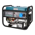 Könner & Söhnen KS 10000E G - Hybrid Benzin-LPG 4-Takt Stromerzeuger, Notstromaggregat 7500 Watt, 1x16A 1x32A Generator mit automatischem Spannungsregler 230V, E-Start, Digitale Anzeige Blau10-g