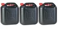 3 x Hünersdorff Kraftstoff-Kanister 20 l Kunststoff UN-Zulassung Gefahrg. 813500