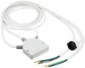 Küchenanschluss-Verteiler (Splitter-Box mit Anschlusskabeln für Kochfeld, Backofen und Herdanschlussdose, max. 11kW) Küchenanschlussbox/Herdanschluss-Verteiler, Weiß