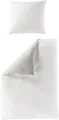 BIERBAUM Wendebettwäsche Modern Uni in Gr. 135x200 oder 155x220 cm, Renforcé, 2 teilig, Modernes Unidesign: Schlichte, elegante Optik für jedes Schlafzimmer