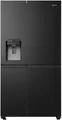 Hisense RS818N4TFE Stand Side by Side Kombination, 91 cm breit, 632 L, Total No Frost, WiFi, Wasserspender, Eiswürfelspender, Multi Air Flow, schwarz