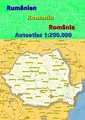 Rumänien Autoatlas, Straßenatlas 2023/2024 1:200.000 (România): Detaillierter Straßenatlas im großen Maßstab mit detaillierte Europakarte
