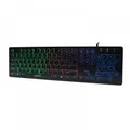 Tastatur mit RGB Hintergrundbeleuchtung, schwarz, DE-Layout