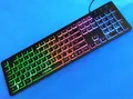 Beleuchtete Tastatur USB beleuchtet PC Computer LED Regenbogen Farben deutsch
