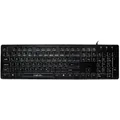 LogiLink ID0138 USB Tastatur Deutsch, QWERTZ Schwarz Beleuchtet