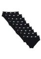 adidas Sportswear Bikini Damen Slip String Unterwäsche 9er Pack, Farbe:Black, Bekleidungsgröße:XXL