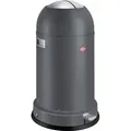 WESCO Tretabfalleimer 183631-77 KICKMASTER CL Soft in Graphit matt mit 33 Liter Volumen / Abfallsammler / Mülleimer