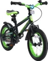 BIKESTAR Kinder Fahrrad ab 4 Jahre | 14 Zoll Urban Jungle | Schwarz & Grün