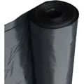Baufolie Typ 150 2m x 50m schwarz (100m2) – Extra starke, wasserdichte Bauplane, reißfeste Estrichfolie, Plastikfolie für Innen & Außen - Schwarz