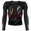 Alpinestars Protektorjacke Bionic Plus V2 Schwarz/Anthrazit/Rot