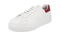 Prada Herren Weiss Leder Sneaker 2EG361 41.5 EU/UK 7.5