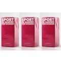 Jil Sander Sport for Women - EDT Eau de Toilette 100ml - 3x