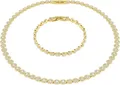 Swarovski Ketten und Armband Set Multipack Schmuck Geschenk Una Angelic (Set, 2-tlg., inkl. Schmuckbox), mit Swarovski® Kristall