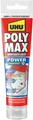 UHU 47845 Poly Max Montagekleber Power Endfest Silikonkleber Tranparent 115 g