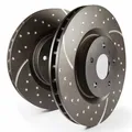 EBC Turbo Groove Disc Black GD1285 Vorne Vorderachse