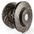 EBC Bremsscheiben Turbo Groove Vorne für Audi Seat Skoda VW div. GD1285