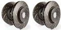 EBC Bremsscheiben Turbo Groove Vorne+Hinten für VW Golf 4 (1J1)