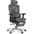 Ergonomischer Bürostuhl C7DG-Air LITE PRO für Führungskräfte, dunkelgrau - A