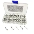 100x Flinke Glas Feinsicherung Set, 20 x 5mm, Glasrohrsicherung Sortiment Gla...