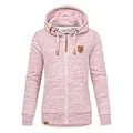REPUBLIX Sweatjacke FREYA Damen Hoodie Sweatshirt Pullover Zipper Jacke XXL