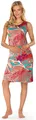 Damen Strandkleid Sommerkleid ASCAFA Maritim Strandmode Viskose koralle Gr.36