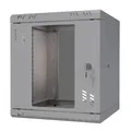 S-RC10-6U-300GG Rack Cabinet 10" 6U, 300mm, Glass Door, Grey