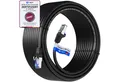HB-DIGITAL Patchkabel CAT6a Outdoor S/FTP PVC + PE, RJ45, (4000 cm), speziell für die Außeninstallation konzipiert
