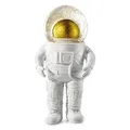 The Giant Astronaut White, Schneekugel, Glitzerkugel, Deko, weiß, 30 cm