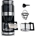 Barista Filterkaffeemaschine Grind mit Mahlwerk, LED-Touchdisplay & Timer - 900W - Schwarz