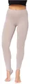 Bellivalini Damen Thermo Leggings Gefüttert mit Fußschlaufe für Winter Warme Apre Ski BLV50-321 (Caffelatte, XXL)