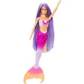 Barbie Puppe Meerjungfrau mit Farbwechsel Effekt