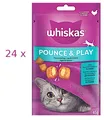 Whiskas Snack Pounce & Play mit Huhn (€ 38,56 /kg) Spielen: 24 Beutel x 45 g