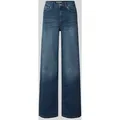 Only Wide Leg Jeans aus Baumwoll-Mix Modell 'MADISON BLUSH' in Jeansblau, Größe S/30