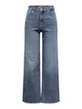 ONLY Female Jeans mit weitem Bein ONLMADISON Hohe Taille Weiter Beinschnitt Jeans