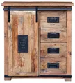 Kommode Florenz Mango Vintage ca. 90x45x100 cm Wohnzimmer-Schrank Sideboard
