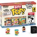 Funko Bitty Pop! Pack Series Retro Toys Schlüsselanhänger 4 Einheiten    One Size