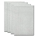 Drahtgitter Feinmaschig 4 Stücke, Verdickung 304 Edelstahl Gitter für Mäusegitter, Wühlmausgitter, Lüftungsgitter, Insektengitter, Abluftgitter, 210 x 300 mm (20 Mesh)