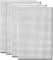 Mäusegitter Edelstahl 304 210x300mm 20 Mesh Drahtgitter Feinmasch Lüftung 4er