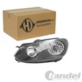 DIEDERICHS HALOGEN SCHEINWERFER mit LWR-Motor LINKS passend für VW GOLF 2215981
