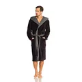 Vossen Damen & Herren Bademantel "Poppy" anthrazit M