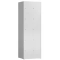 Schließfachschrank Fächerschrank 10 Fächer Spind 180x60x50cm, lichtgrau