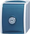 Busch-Jaeger 20 EWSL-53 Feuchtraum-Schalterprogramm Schutzkontakt-Steckdose abschließbar Ocean Aufputz Blau, Grün 1St.