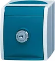 Busch-Jaeger 20EWSL-53 SCHUKO Steckdose mit Schloß ocean (IP 44) grau/blaugrün