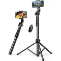 Ugreen Selfie-Stick mit Ständer und Fernbedienung LP680 1 8 m (schwarz) - Schwarz