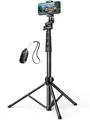 Handy Stativ 170cm Stabil und Tragbar Handy Ständer mit Bluetooth Fernbedienu...